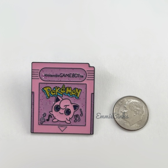 💥3/$28 New Nintendo Gameboy Pokémon Jigglypuff Game Cartridge Pin Collectible - Picture 4 of 9